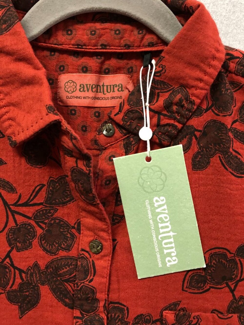 Aventura Gramercy Shirt Rosewood Medium Organic
